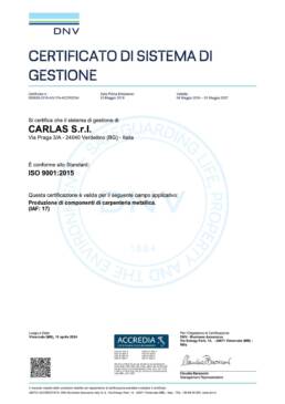 certificato di sistema di gestione